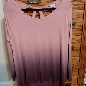 Harmony Balance Ombre long sleeve blouse